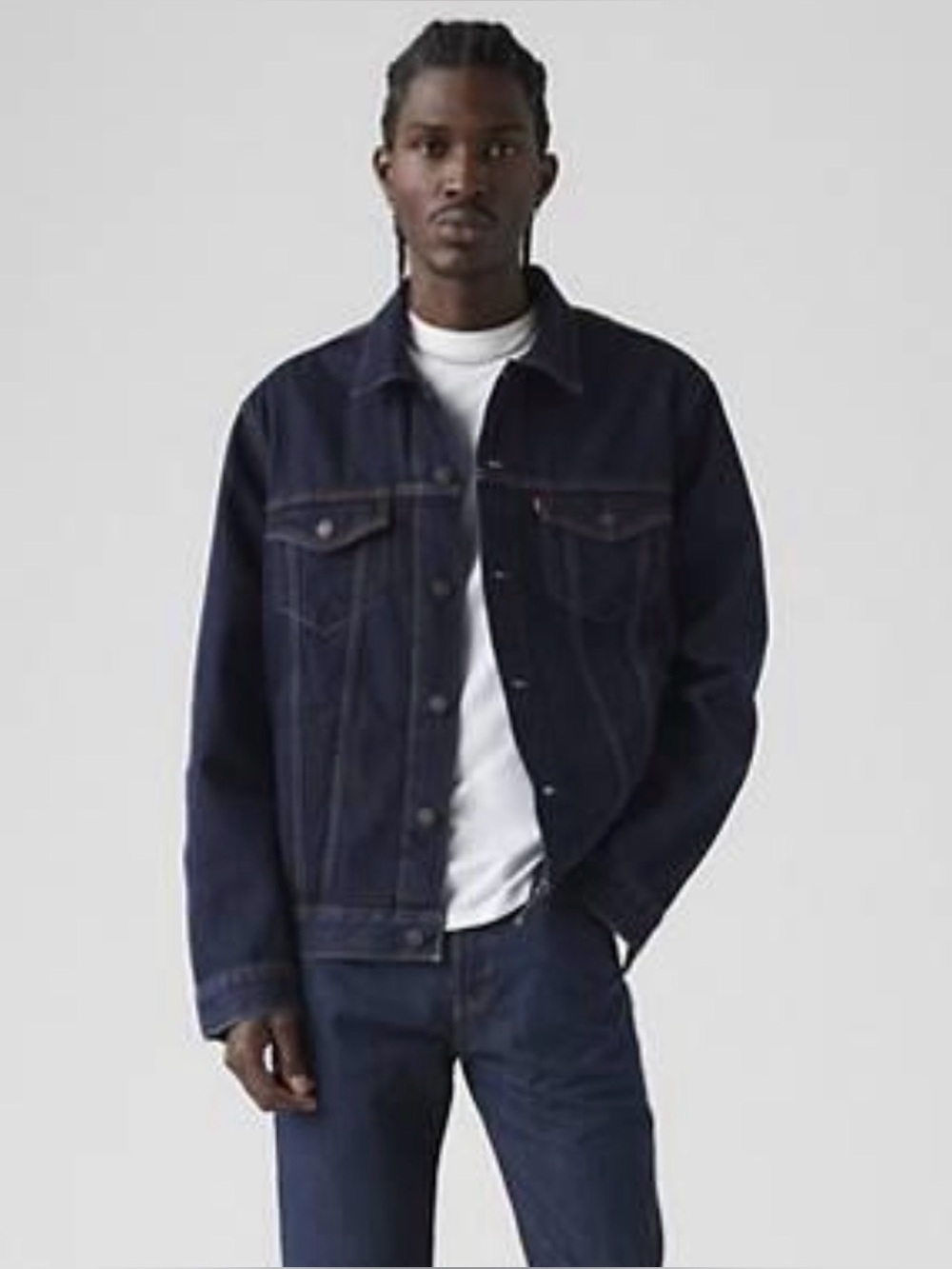 Levi's Dark Blue Denim Trucker Jacket